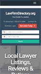 Mobile Screenshot of lawfirmdirectory.org